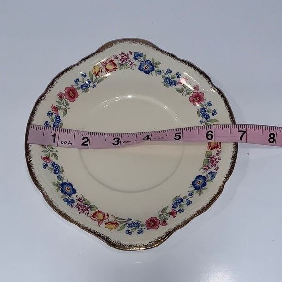 Alfred Meakin Vintage England 18 karat gold border dinnerware set of 4 - Picture 7 of 15